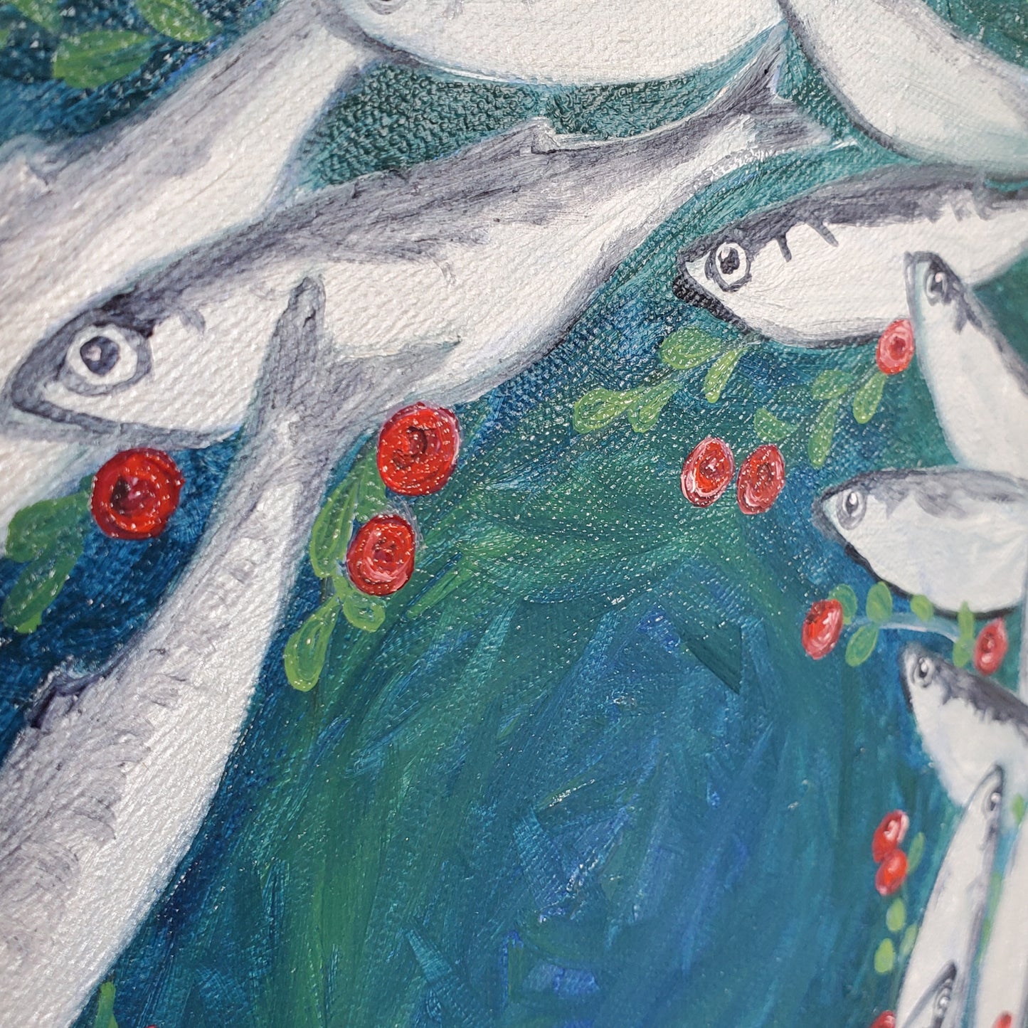 No. 83 Smudge Herring (with Partridgeberries)