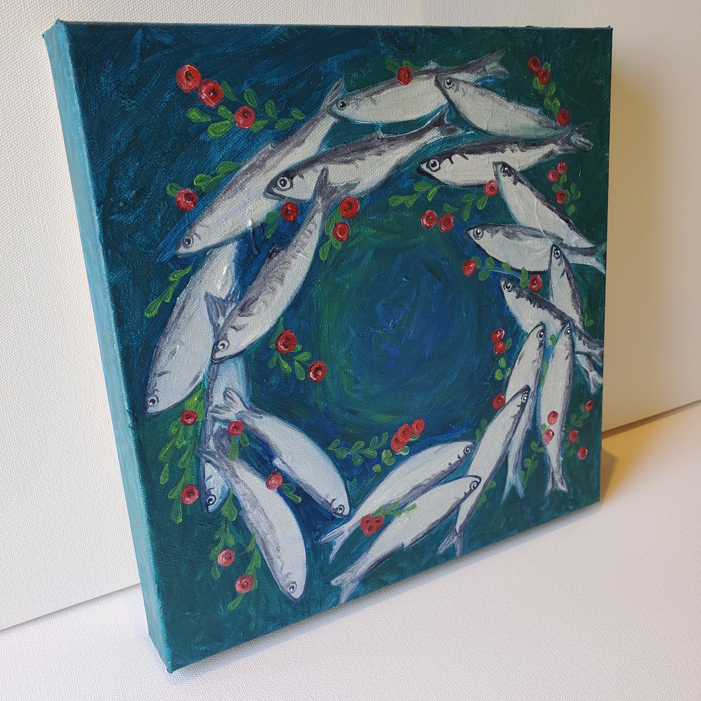 No. 83 Smudge Herring (with Partridgeberries)