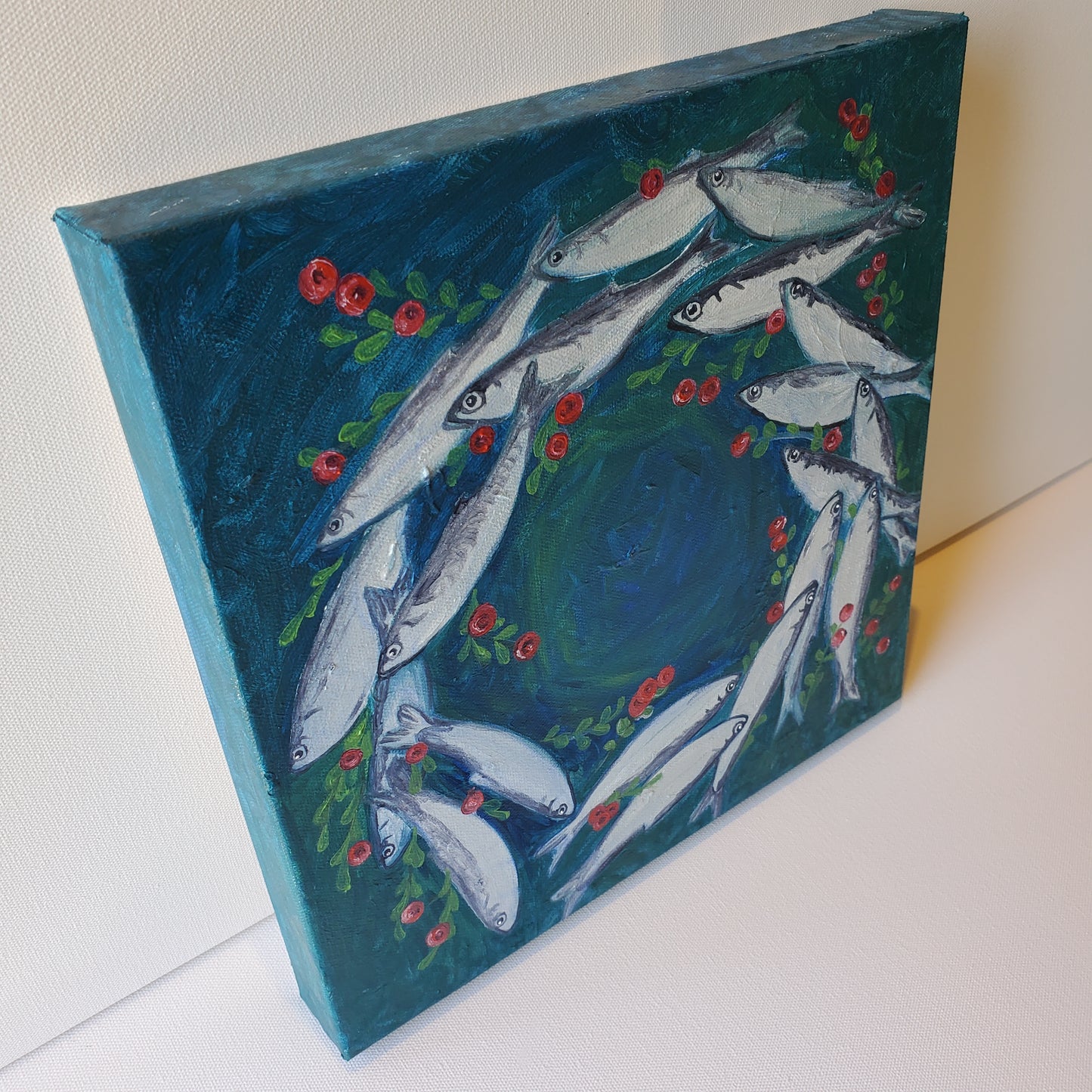 No. 83 Smudge Herring (with Partridgeberries)