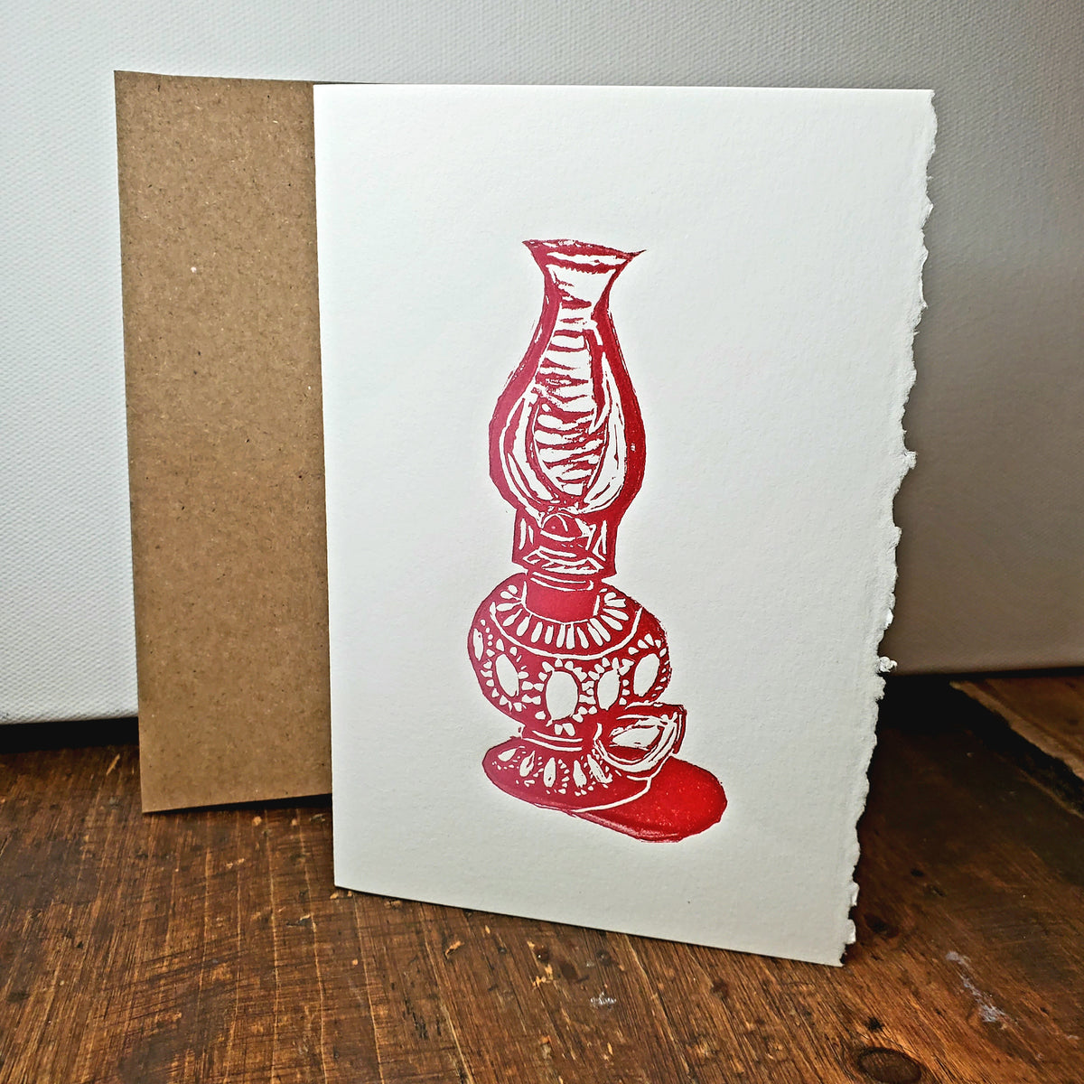 Norton's Cove Card in the Lamplight design, copyright Janet Davis 2025 Norton's Cove Studio Inc.