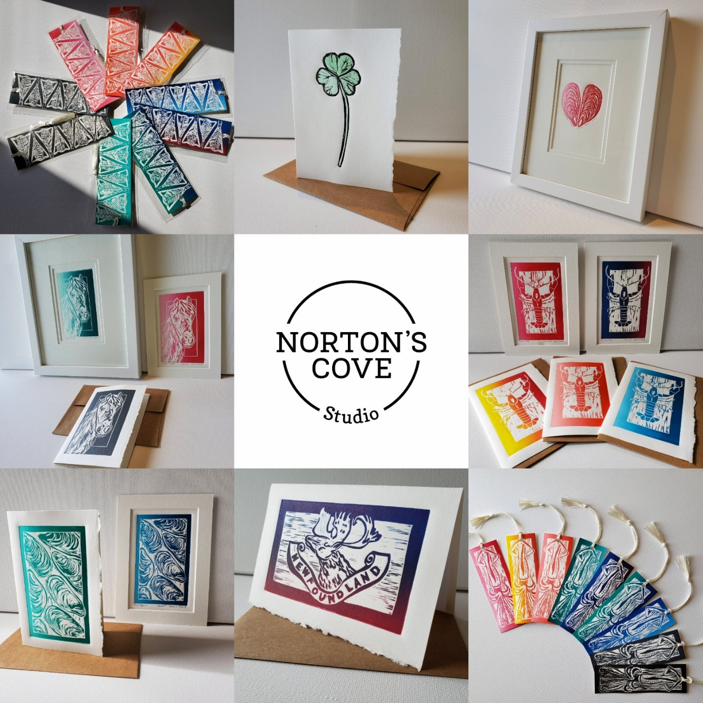 Framed Norton's Cove Mini-Prints
