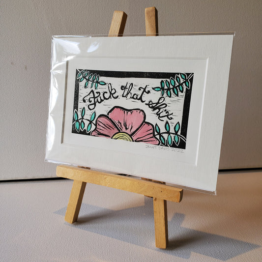 Norton's Cove Mini-Prints (with watercolour)