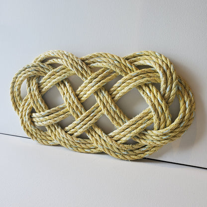 Oval Thump Mat in yellow