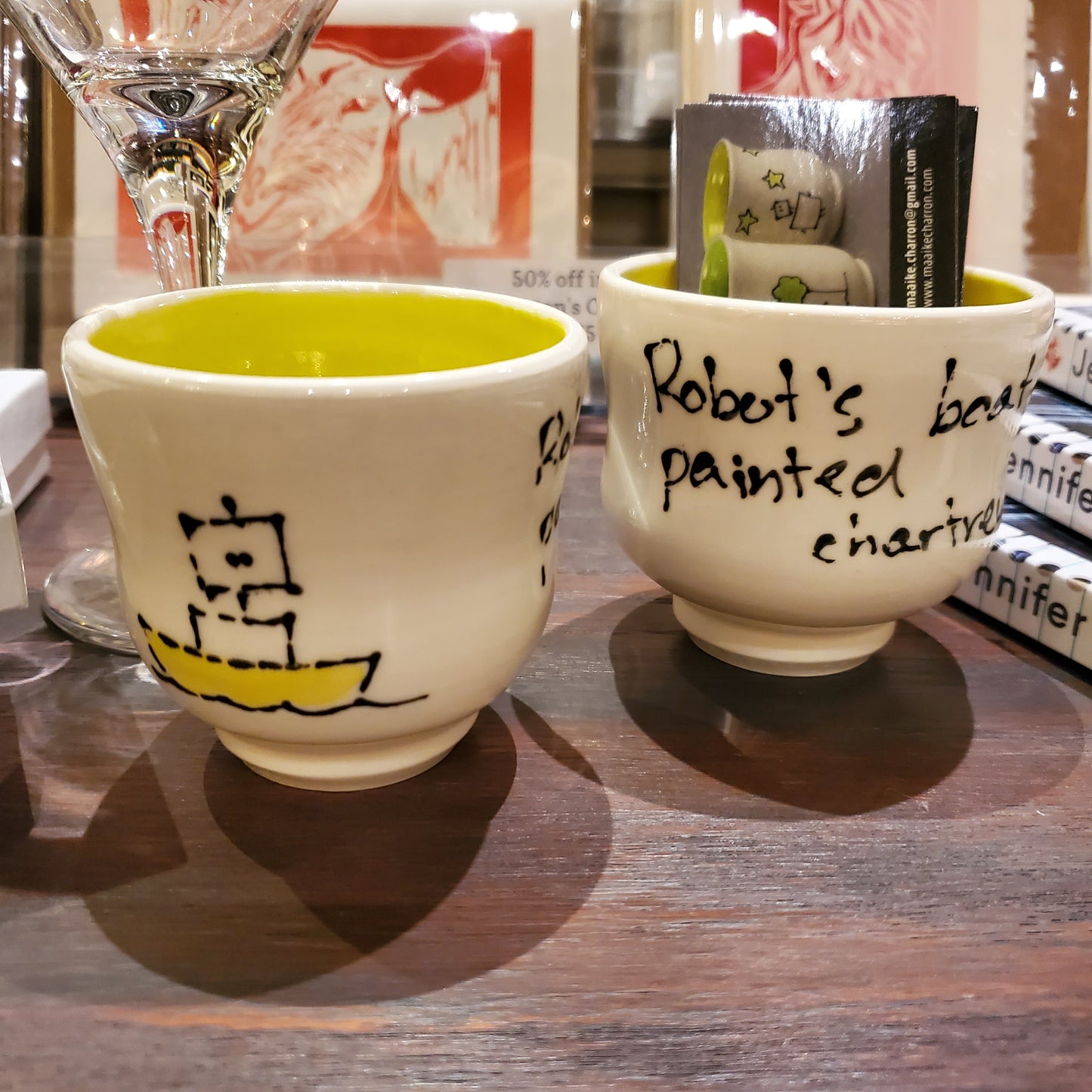 Maaike Charron Robot Cups