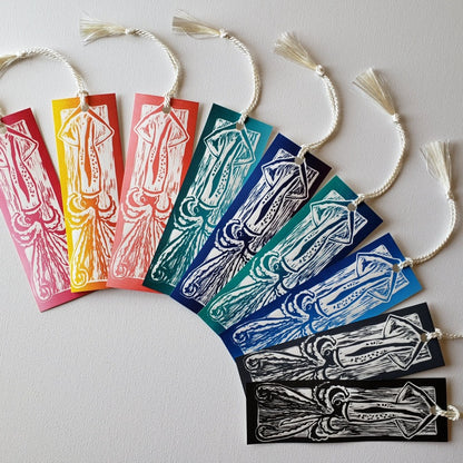 Assorted Squid bookmarks